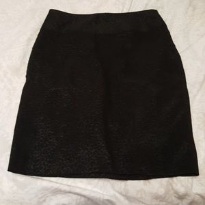 Black pencil skirt